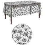 buttinette Widmann, Tischdecke, Spinnennetz