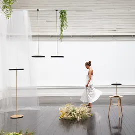 Umage Asteria Pendelleuchte LED, anthrazit - Cover messing - Ra 96