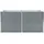 vidaXL Garten-Hochbeet verzinkter Stahl rechteckig 160 x 80 x 77 cm Grau 