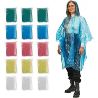 Relaxdays Regenponchos Unisex Bunt 95 cm
