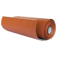 DAPRONA Wandanschlussband 3D 5m x 39cm Ziegelrot selbstklebend Aluminium Butyl Klebstoff Dachabdichtung