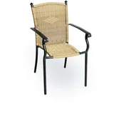 Merxx Roma Stapelsessel 57 x 57 x 74 cm natur 2 St.