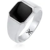 KUZZOI Ring 925 Silber Siegelring in silber, | Gr.: 58
