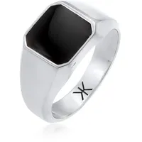KUZZOI Ring 925 Silber Siegelring in silber, | Gr.: 58
