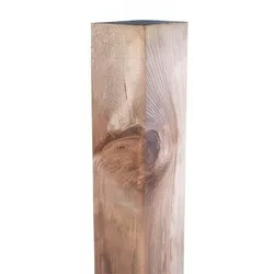 Pfosten Kolding - Holzpfosten aus druckimprägniertem Kiefernholz, braun - quadratischer 9 x 9 cm Pfosten - ideal für Zaunbau & Sichtschutz