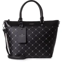lazarotti Palermo Shopper Kunstleder Black