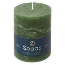 Spaas Rustikale Stumpenkerze 80 x 110 mm 65 St. dunkelgrün
