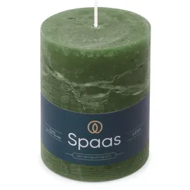 Spaas Rustikale Stumpenkerze 80 x 110 mm 65 St. dunkelgrün