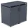 FM-SOLAR Mülltonnenbox 132 x 80 x 116 cm anthrazit