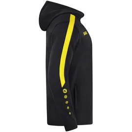 Jako Power Kapuzenjacke Schwarz/Citro 128