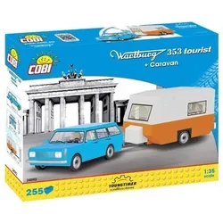 COBI 24592 1:35 Wartburg 353 Tourist + Caravan