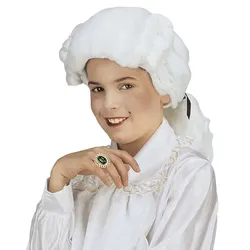 Barocker Edelmann Kinderperücke - OS