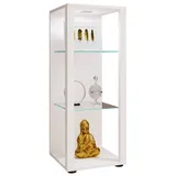 VCM Holz Glas Stand Vitrine Sammelvitrine Glasol M