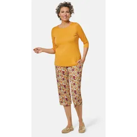 GOLDNER Capri-Druckhose Louisa bunt 24