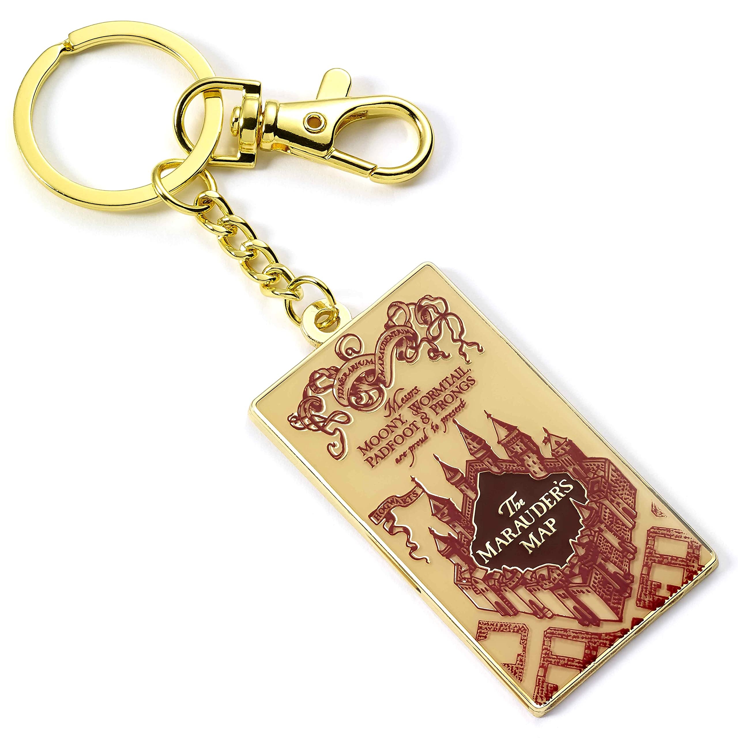 The Carat Shop Harry Potter Offizielle Karte des Rumtreibers Schlüsselanhänger, mehrfarbig, Einheitsgröße, Kette, Emaille
