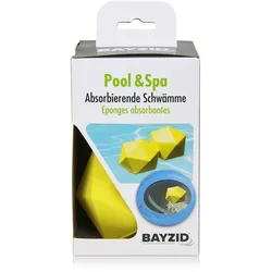 2er Set Absorbierende Schwämme für Pool & Spa