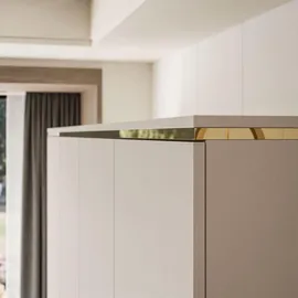 Lukmebel Kleiderschrank AURORA 4D2SZ KASCHMIR mit Schubladen