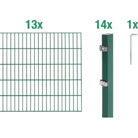 GAH Alberts Doppelstabmatten-Grundset 2,0 x 26 m grün