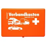 Söhngen KFZ Verbandkasten Kunststoff mit Füllung Standard DIN 13164 orange 1 Stück