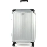 Stratic Stripe M mit Rollen 66 cm, 67 Liter - Silber