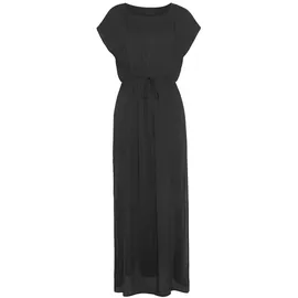 LASCANA Strandkleid Maxikleid Schwarz 34