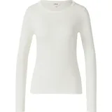 s.Oliver Ripp-Langarmshirt mit Stickerei - 46