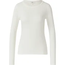 s.Oliver Ripp-Langarmshirt mit Stickerei - 46