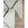 The CarPET Velvet eleganter Designer Teppich Wohnzimmer, weicher & pflegeleichter Hochflor Wohnzimmerteppich in Creme-Schwarz 80 x 150 cm