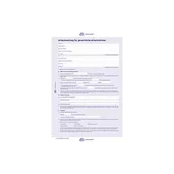 Arbeitsvertrag A4 gewerbl. ZWECKFORM 2877 SD 2seitig