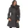 Hollert German Leather Fashion Lammfellmantel - KATE - Größe: M | Farbe: Dunkelgrau - Dunkelgrau - M