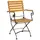 gardenson Lindau Garten-Essgruppe 5-tlg. Klapptisch 120 cm beige klappbar 561488
