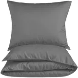 Carpe Sonno Renforcé Uni Grau 155 x 220 cm + 80 x 80 cm