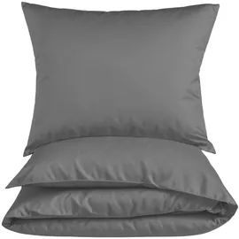 Carpe Sonno Renforcé Uni Grau 155 x 220 cm + 80 x 80 cm