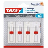 Tesa Klebenagel verstellbar Weiß Inhalt: 4 St.