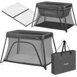 lionelo - Reisebett 3-in-1 Alice Grau - Grau