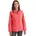Funktionsjacke Damen Damenjacke mit abzippbarer Kapuze leichte Übergangsjacke Frauen Outdoorjacke ist wasserdicht und atmungsaktiv fuchsia 40