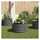 vidaXL Garten-Hochbeet verzinkter Stahl 80 x 80 x 44 cm Grau