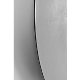 Kare-Design Wandspiegel, Silber, Ø108cm