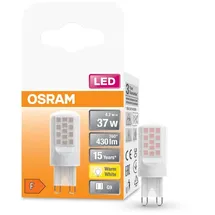 Osram LED PIN LED-Lampe für G9-Sockel, matte Optik,Warmweiß (2700K), 430 Lumen, Ersatz für herkömmliche 37W-Leuchtmittel, nicht dimmbar, 1-er Pack