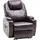 MCombo Relaxsessel 7061 Kunstleder 92 x 109 x 92 cm Braun elektrisch mit Relaxfunktion