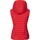 Navahoo Damen Übergangsjacke leichte Steppweste mit Abnehmbarer Kapuze Shadaa Rot Gr. XL - XL