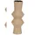 Décopatch Twistyvase 30 cm - Braunes Pappmaché