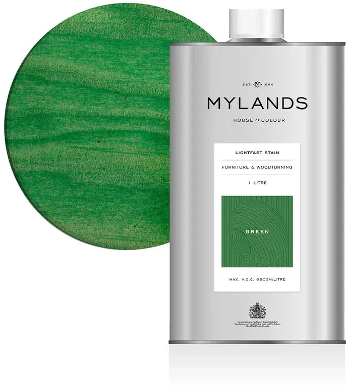 Mylands Light Fast Stain (Beize schnelltrocknend) GRÜN - 1 Liter