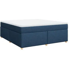 vidaXL Boxspringbett 180 x 200 cm Blau
