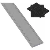 osmo holz OSMO Nut-Abdeckleiste für Aluminiumpfosten inkl. Gummipads Anthrazit 2000 mm