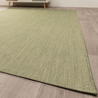 In- und Outdoor Teppich Halland Sisal Optik Grün Webteppich, GUT Siegel Zertifiziert, Größe: 240x290 cm