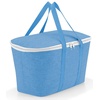 coolerbag Twist Azure – Kühltasche mit Obermaterial aus recycelten PET-Flaschen – Ideal für picknicks