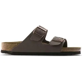Birkenstock Arizona Birko-Flor Nubuk schmal mocca 45