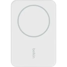 Belkin BOOST CHARGETM Magnetisches drahtlose Powerbank 5000mAh, Standfuß, weiß