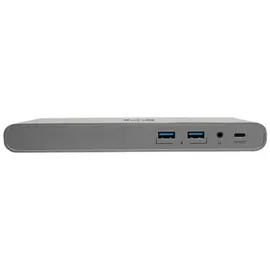 Eaton Power Quality Eaton Tripp Lite U442-DOCK4-INT laptop-dockingstation - 4K HDMI/DisplayPort, VGA, USB 3.2 Gen 1, USB-A/USB-C Hub, GbE, 100W PD Charging, International Power Kabels